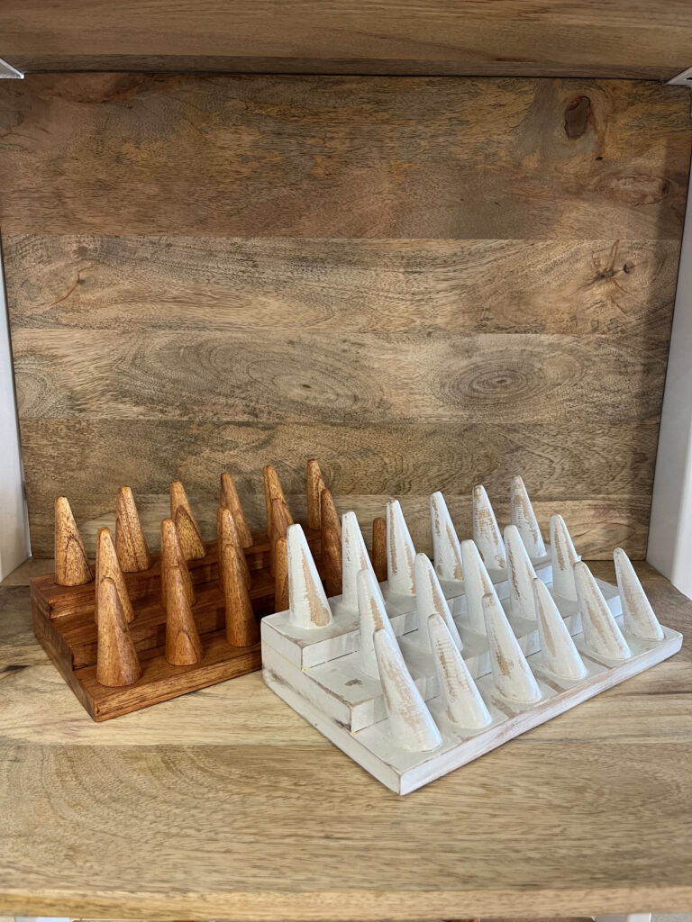 Lot De 10 Présentoirs à Bijoux Rectangles Pour Bagues - Porte-bagues Plot Pour Vitrine