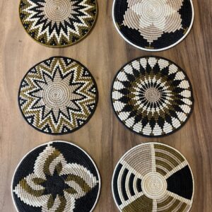 Assiettes murales en sisal