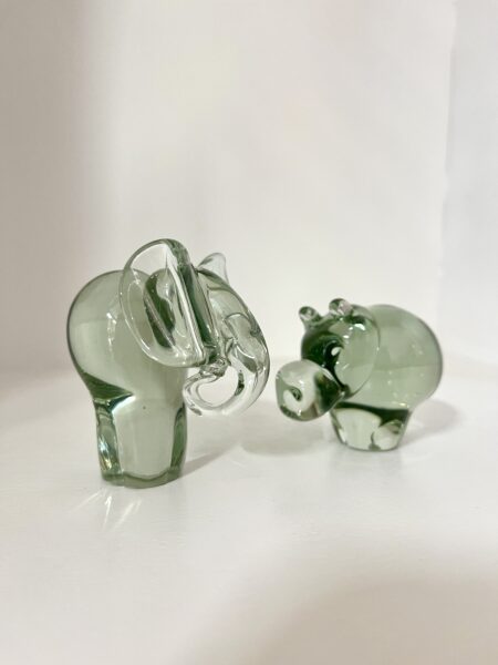 minis animaux en verre soufflé