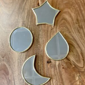 Miroir tour laiton
