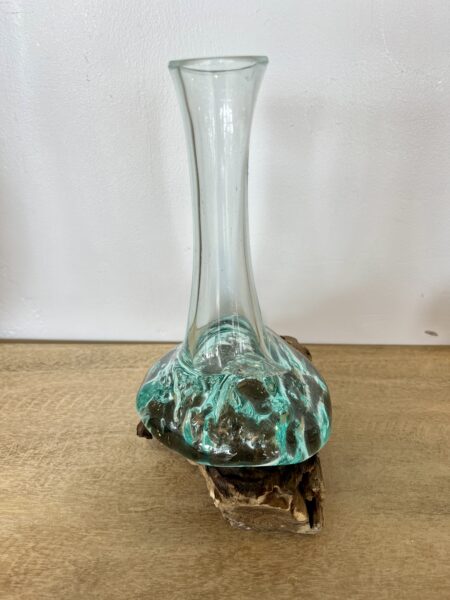 Vase soliflore en verre soufflé
