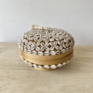 Boite ronde coquillages