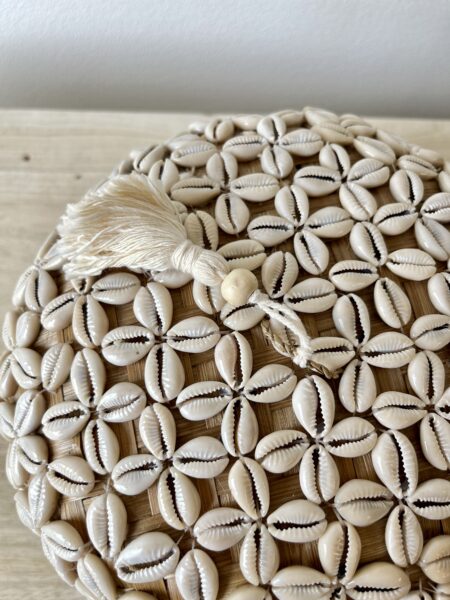 Boite ronde coquillages