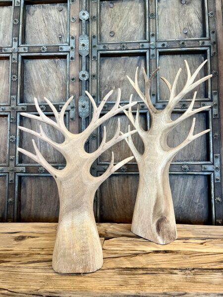 Arbre à bijoux en bois