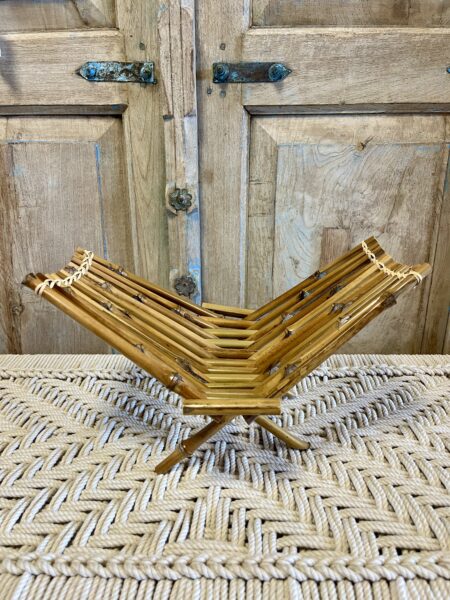 Plat en bambou pliable