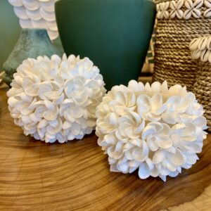 Bougeoir en coquillages de Bali