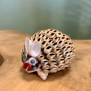 Hérisson en coquillages de Bali