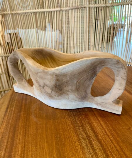 Coupe en bois de Bali