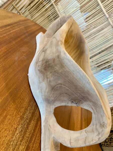 Coupe en bois de Bali