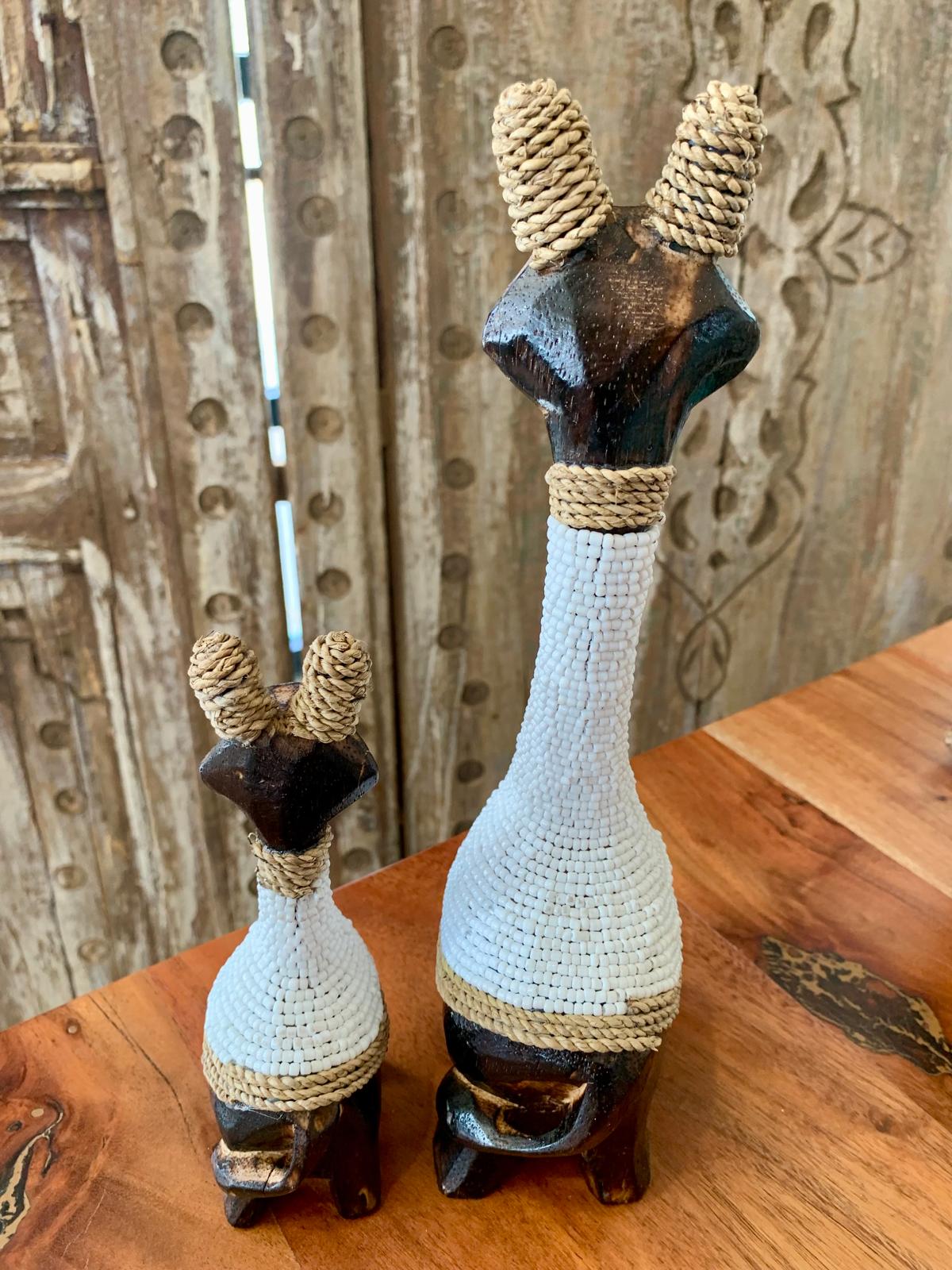 Rennes en bois et perles