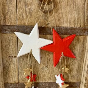 Etoiles de Noël à suspendre