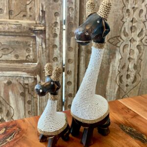 Rennes en bois et perles