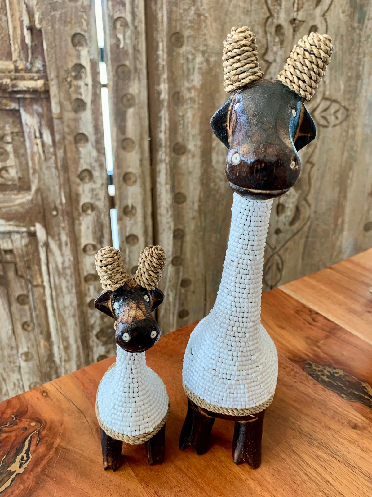 Rennes en bois et perles