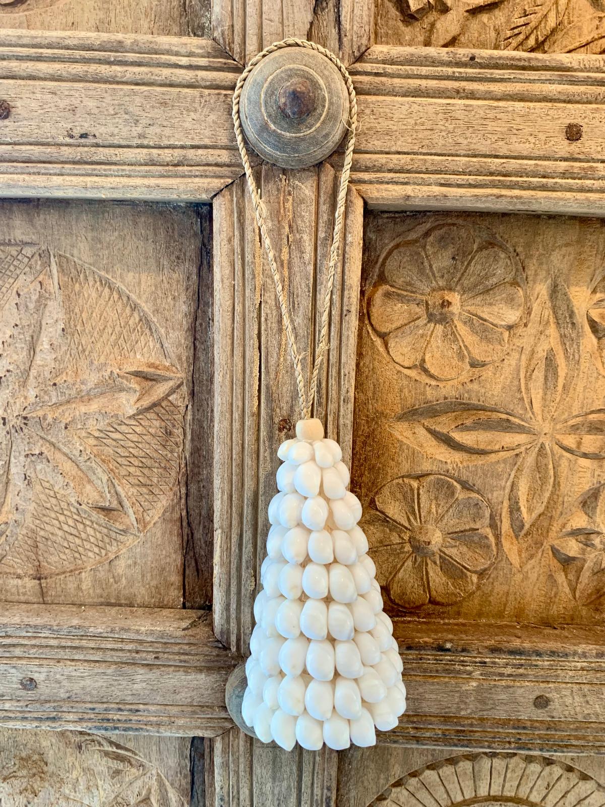 Sapin de Noël en coquillages