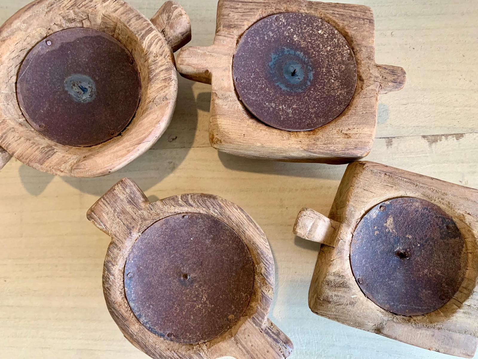 PORTE BOUGIE AVEC POIGNETS