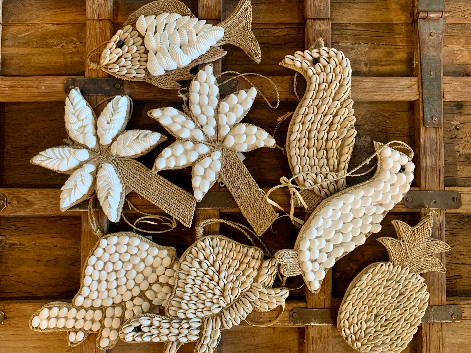 30 Coquillages Naturels à Suspendre - Décoration Noël, Mariage, Thème Marin, Avec Ruban Métallique